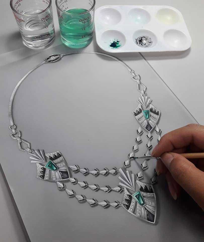 Jewelry illustration Bangkok